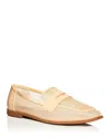 Aqua Women's Neda Slip On Penny Loafer Flats - Exclusive In Nude Mesh