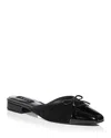 Aqua Women's Romi Slip On Snip Toe Flats - Exclusive In Black/black