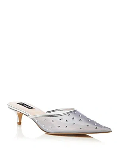 Aqua Women's Rush Embellished Pumps - 100% Exclusive In Silver