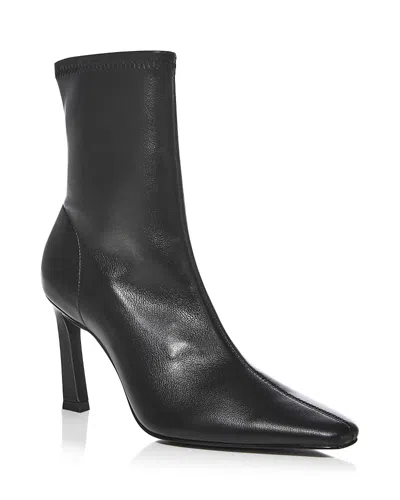 Aqua Women's Saly Zip-up Ankle Boots - Exclusive In Black