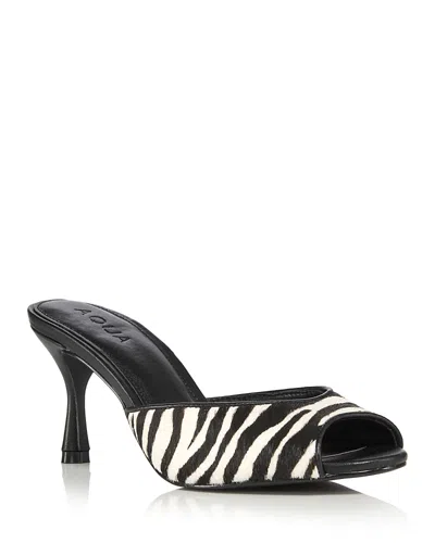 Aqua Women's Shil Faux Calf Hair Sandals - Exclusive In Multi