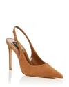 Aqua Women's Taylr Pumps - Exclusive In Chesnut Suede