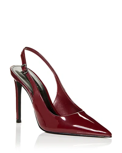 Aqua Women's Taylr Pumps - Exclusive In Red Patent
