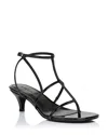 Aqua Women's Tomas Strappy Sandals - Exclusive In Black Patent