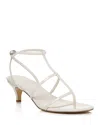Aqua Women's Tomas Strappy Sandals - Exclusive In Bone Patent
