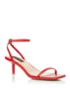 Aqua Women's Yolna Sandals - Exclusive In Red Leather