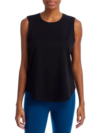 Aqua Womens Activewear Workout Tank Top In Black