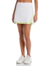 AQUA WOMENS CONTRAST TRIM TENNIS SKORT