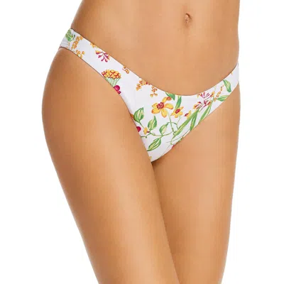 Aqua Womens Floral Low-rise Swim Bottom Separates In Multi