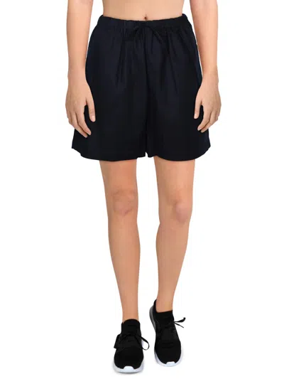 Aqua Womens Linen Blend Mini Casual Shorts