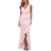 Aqua Cascade Ruffle Gown - Exclusive In Multi