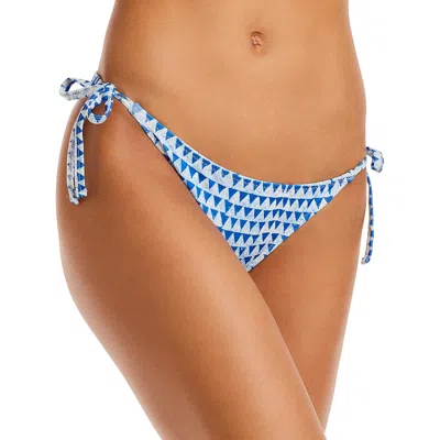 Aqua Womens Side Tie High Leg Swim Bottom Separates In Multi