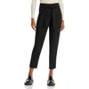 Aqua Womens Skinny Cropped High-waist Pants In Black