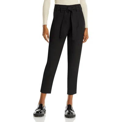 Aqua Womens Skinny Cropped High-waist Pants In Black
