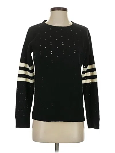 Pre-owned Aqua Wool Pullover Sweater In Black