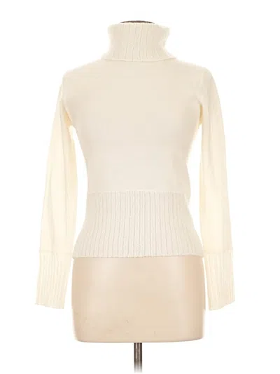 Pre-owned Aqua Wool Pullover Sweater In Ivory