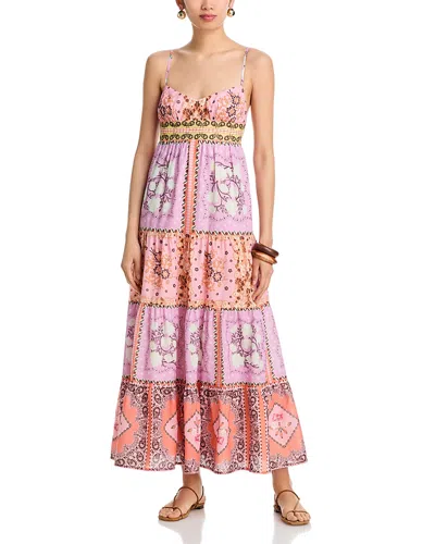 Aqua X Agua Bendita Tiered Maxi Dress - Exclusive In Multi