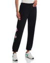 Aqua X Angelica Hicks Ring Around The Rosie Sweatpants - Exclusive In Black