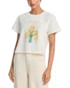 Aqua X Ava Phillippe Iris Boxy Tee - Exclusive In Neutral