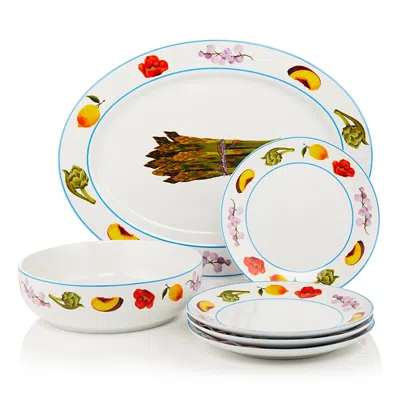 Aqua X Lisa Says Gah Appetizer Plates, Set Of 4 - Exclusive In Multi