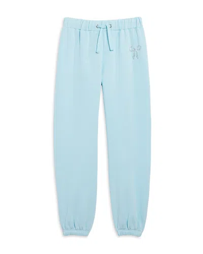 Aqua X Nicky Hilton Girls' Rhinestone Bow Jogger Pants, Big Kid - Exclusive In Omphalodes