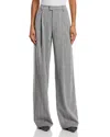Aqua X Salvatorre Rizza Crystal Pinstripe Pants - Exclusive In Gray
