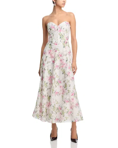 Aqua X Wuthering Heights Strapless Smocked Back Dress - Exclusive In Multi