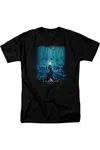 Aquaman Movie Poster Short Sleeve Adult Tee / T-shirt In Black