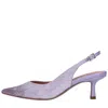 Aquarelle With Heel Purple In Viola Scuri