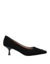 AQUARELLE AQUARELLE WOMAN PUMPS BLACK SIZE 8 LEATHER