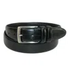 AQUARIUS MEN'S BIG & TALL CROC PRINT LEATHER DRESS BELT