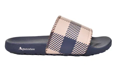 Aquascutum Active Iconic Macro Check Sliders In Multi