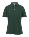 Aquascutum Man Polo Shirt Dark Green Size 3xl Cotton