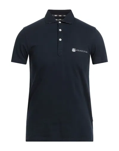 Aquascutum Polo Shirts In Black