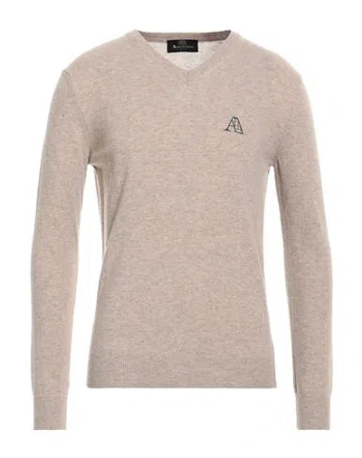 Aquascutum Active Man Sweater Beige Size M Wool, Cotton, Polyamide