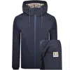Aquascutum Active Mid Parka Jacket Navy In Blue