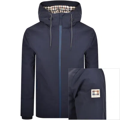 Aquascutum Active Mid Parka Jacket Navy In Blue