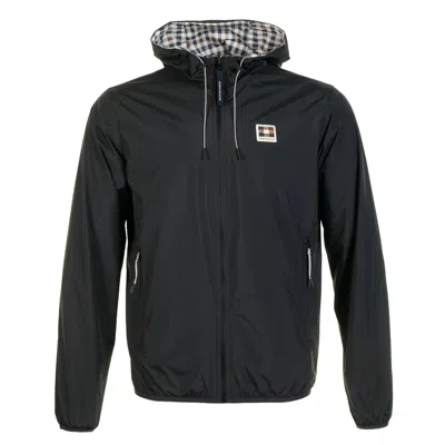Aquascutum Active Rlg Badge Reversible Sailor Jacket Black
