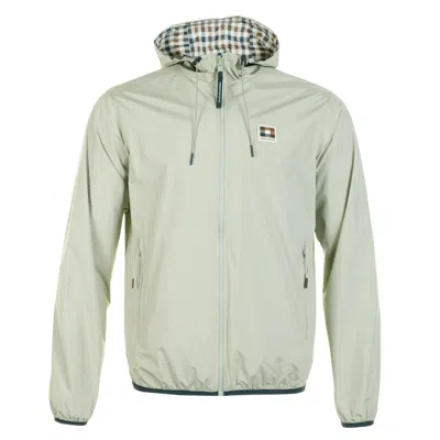 Aquascutum Active Rlg Badge Reversible Sailor Jacket Salvia In Green