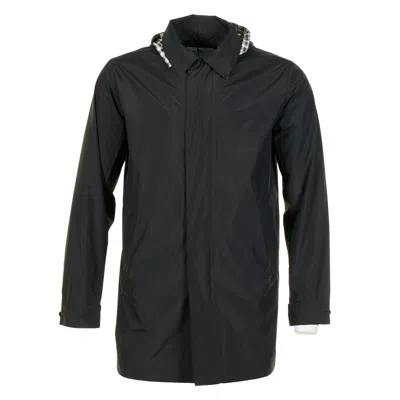 Aquascutum Active Rlg Packable Trench Coat Black