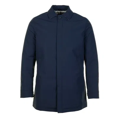 Aquascutum Active Shell Mid Trench Navy In Blue