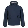 Aquascutum Active Soft Shell Mid Parka Navy In Blue