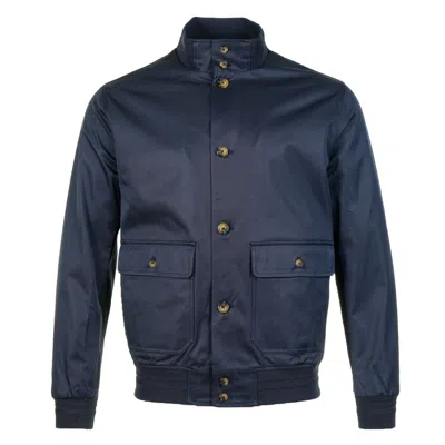 Aquascutum Active Traveller Jacket Navy In Blue