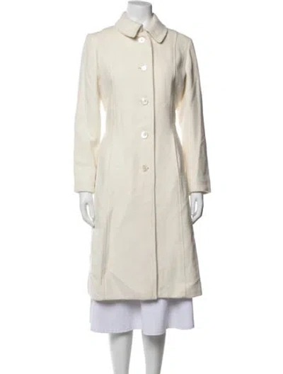 Pre-owned Aquascutum Angora Coat In Neutrals