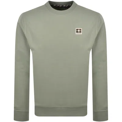 Aquascutum Badge Sweatshirt Salvia Green