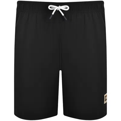 Aquascutum Beach Shorts Black In Multi