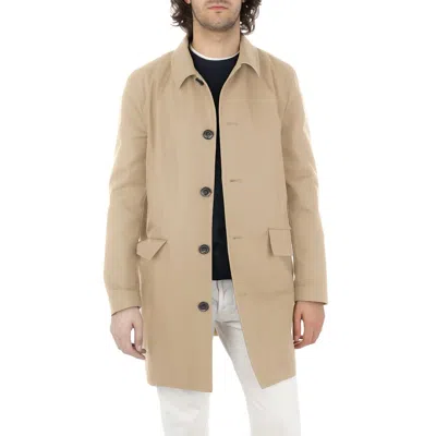 Aquascutum Beige Cotton Jacket In Neutral