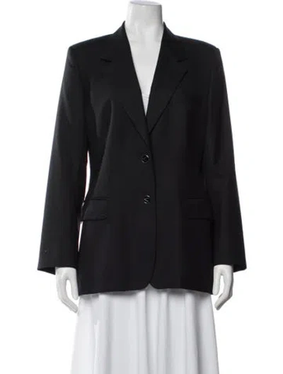 Pre-owned Aquascutum Blazer In Black