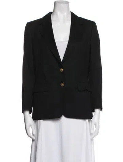 Pre-owned Aquascutum Blazer In Black