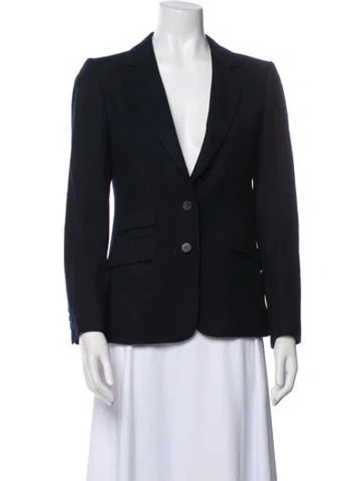 Pre-owned Aquascutum Blazer In Blue